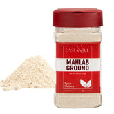 Eastanbul Mahlab Ground bottle closeup highlighting rich aroma for pastries.