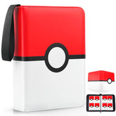 EASYFUN Card Binder front cover red showcases premium protection and style.