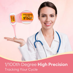 Easy@Home EBT-300 close-up display showing precise temperature readout.