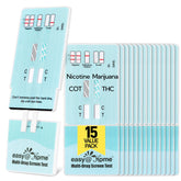 Easy@Home multi-drug screen 15-pack front view for convenient at-home testing.