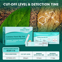Easy@Home 5-minute read window with clear test and control lines.