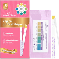 Easy@Home ph test strips 5-pack kit ready for at-home pH checks