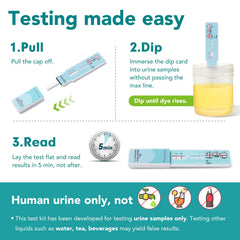 Easy@Home THC test result display shows lines for easy interpretation.