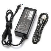 EBKK 65W laptop charger with blue tip for HP EliteBook compatibility and reliable power delivery.