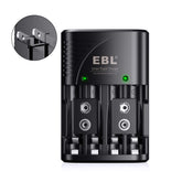 EBL Smart Rapid AA/AAA Charger shown for fast, reliable battery charging