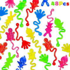 eboozone Easter sticky hands 48pcs showcase sensory fun for egg hunts.