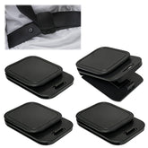 EBQOSK seatbelt clip adjustable 2.95in shows customizable height for neck comfort.
