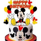 EBWHOLE birthday cake toppers with cute mouse design for festive desserts.