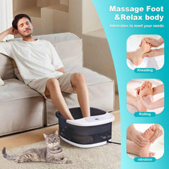 ECARBME bubbles feature creates spa-like oxygen massage for the feet.