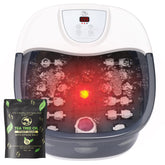 ECARBME foot spa massager with heat delivering warm water for relaxation.