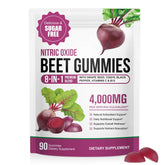 ECHTEYUN Super Beetroot Gummies jar front showing 90-count bottle, for daily energy support.