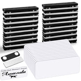 EcjoyHub magnetic name tag backings with two strong magnets for secure wear