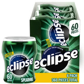 ECLIPSE Sugar-Free Spearmint gum pack front for on-the-go breath refresh.