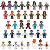 econoLED 36 zombie minifigures with dynamic poses for creative storytelling