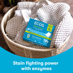 One ECOS sheet per load simplifies dosing and reduces mess.