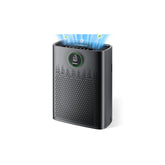 ECOSELF HAP603 front view showing 360° air outlet for large-room purification