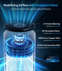 ECOSELF HAP604 360-degree airflow visualization demonstrates comprehensive purification