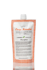 Ecoslay Orange Marmalade Gel bottle pour illustrating easy dispensing for quick styling