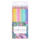 ECOTREE pastel pencils in macaron tones for vibrant, smooth shading.