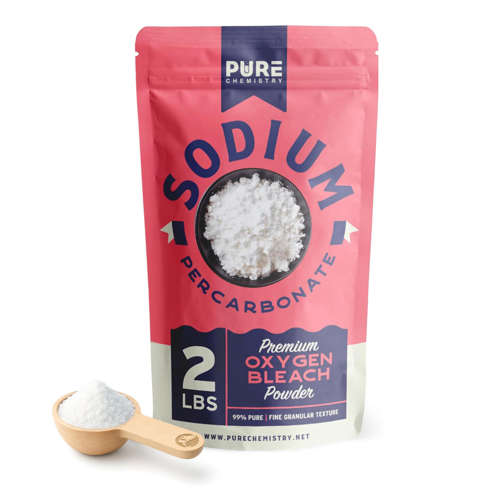 Ecoxall Sodium Percarbonate powder pour demonstrates multi-surface cleaning power