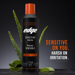 Edge Shaving Gel Aloe-enriched formula provides soothing moisture during shaving