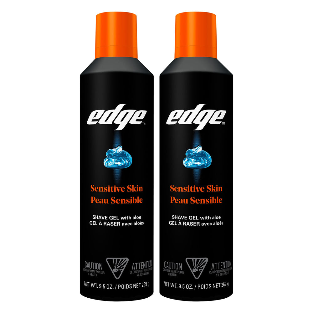 Edge Shaving Gel for Men bottle pour for easy dispensing and lather