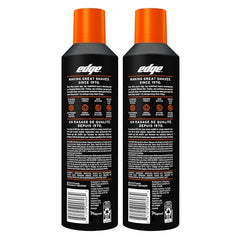 Edge Shaving Gel foam lather delivers protective foam for a smooth shave