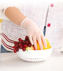 EDI ambidextrous vinyl gloves fit either hand for versatility