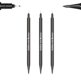 EdibleInk 3pc black markers for precise decorating on fondant and cookies.