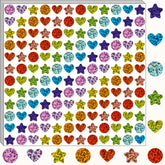 EgretLFsail holographic star sticker in rainbow colors for classroom rewards
