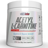 EHP Labs Acetyl L Carnitine powder bottle shown for convenient daily energy support