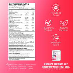OxyShred Cosmic Blast scoop shown for precise dosing before training.