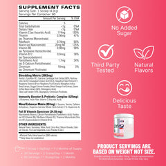 OxyShred powder scoop ready to blend with water