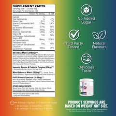 EHP Labs OxyShred gummy snake tub label front shows flavor and formula at a glance.