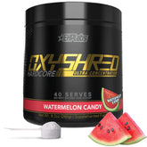 EHP Labs OxyShred Hardcore tub front for Watermelon Candy flavor, ready for intense workouts.