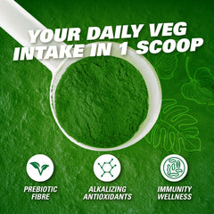 EHP Labs OxyGreens dispensing scoop for easy portion control