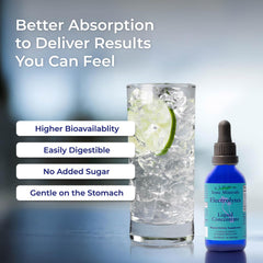 Label close-up of Eidon minerals emphasizing sugar-free hydration