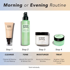 Eight Saints Cloud Whip ingredients highlight Vitamin C, MSM, and Borage Oil for antioxidant support.