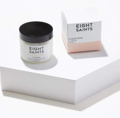 Eight Saints Cloud Whip Vitamin C application demonstrates fast absorption and dewy finish.