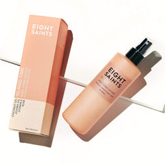 Eight Saints Island Time lotion texture demonstrates fast absorption without stickiness