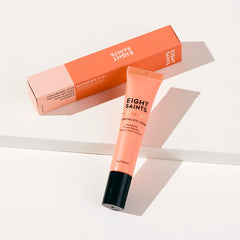 Eight Saints Wonder-fill Eye Cream texture closeup shows smooth application and hydration
