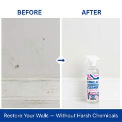 Eight Twelve 812 wall cleaner baseboards clean after spray and wipe.
