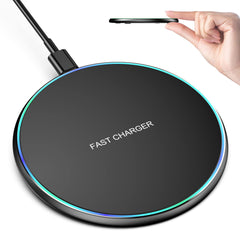 Eisreho wireless charger pad for iPhone series, safe and convenient bedside charging