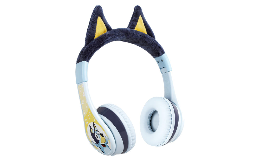 ekids Bluey headphones with kid-friendly design for school use