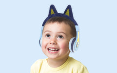 ekids Bluey headphones featuring soft ear cushions for comfort