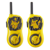 ekids Pokemon Walkie Talkies Pikachu front view for kids' play