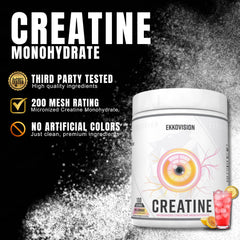 Ekkovision micronized creatine powder for ultra-smooth mixing