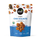 Elan Organic Chia Walnuts glazed bites offer a protein-rich on-the-go snack.
