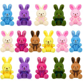 Elcoho Easter Bunny plush in blue, perfect as a charming Easter basket filler.