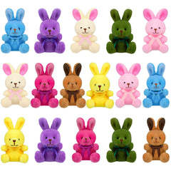 Elcoho Easter Bunny plush in blue, perfect as a charming Easter basket filler.